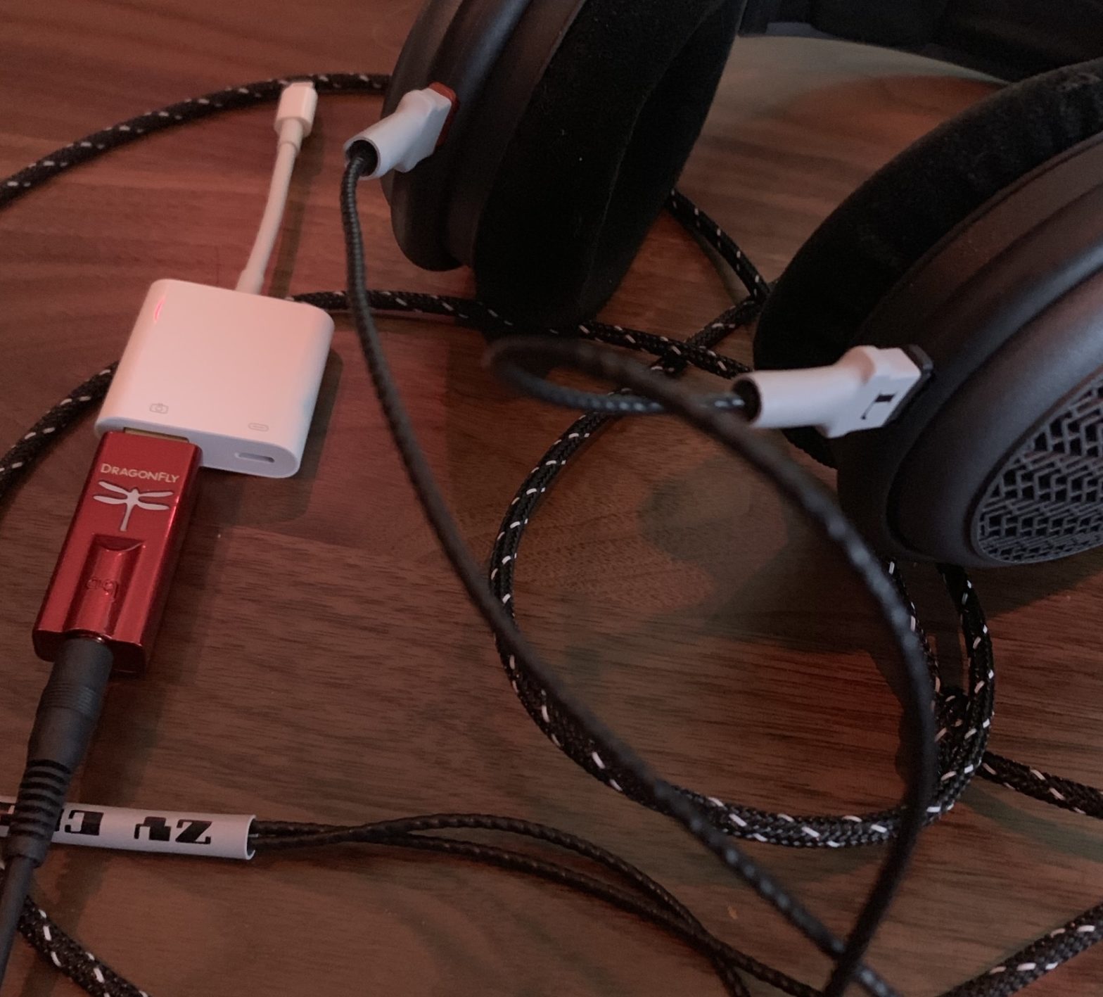headphones and dongles